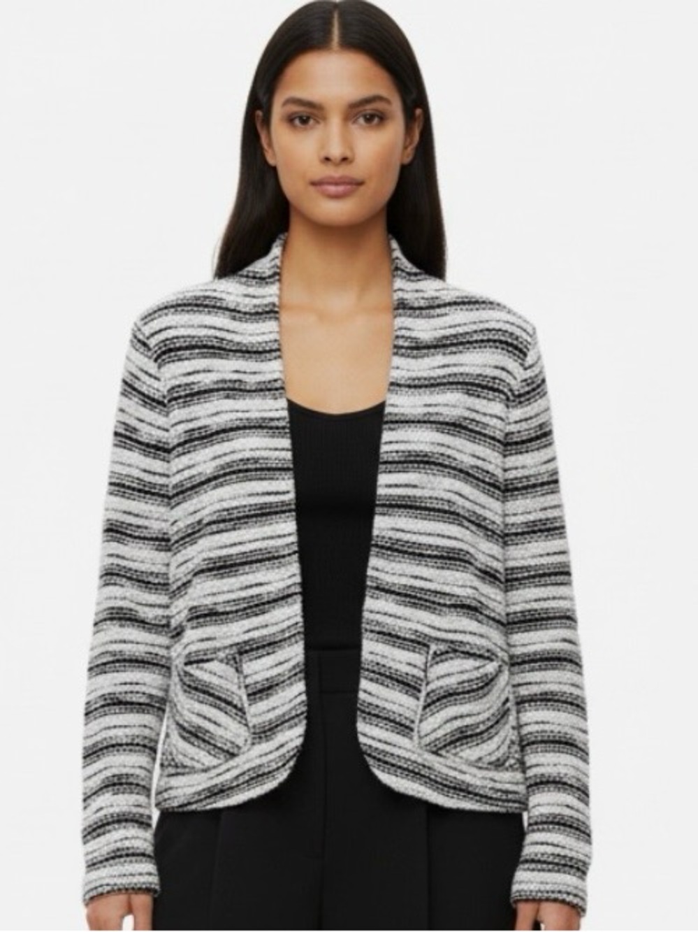 Velvet by Graham & Spencer Open Front Knit Cardigan - Small